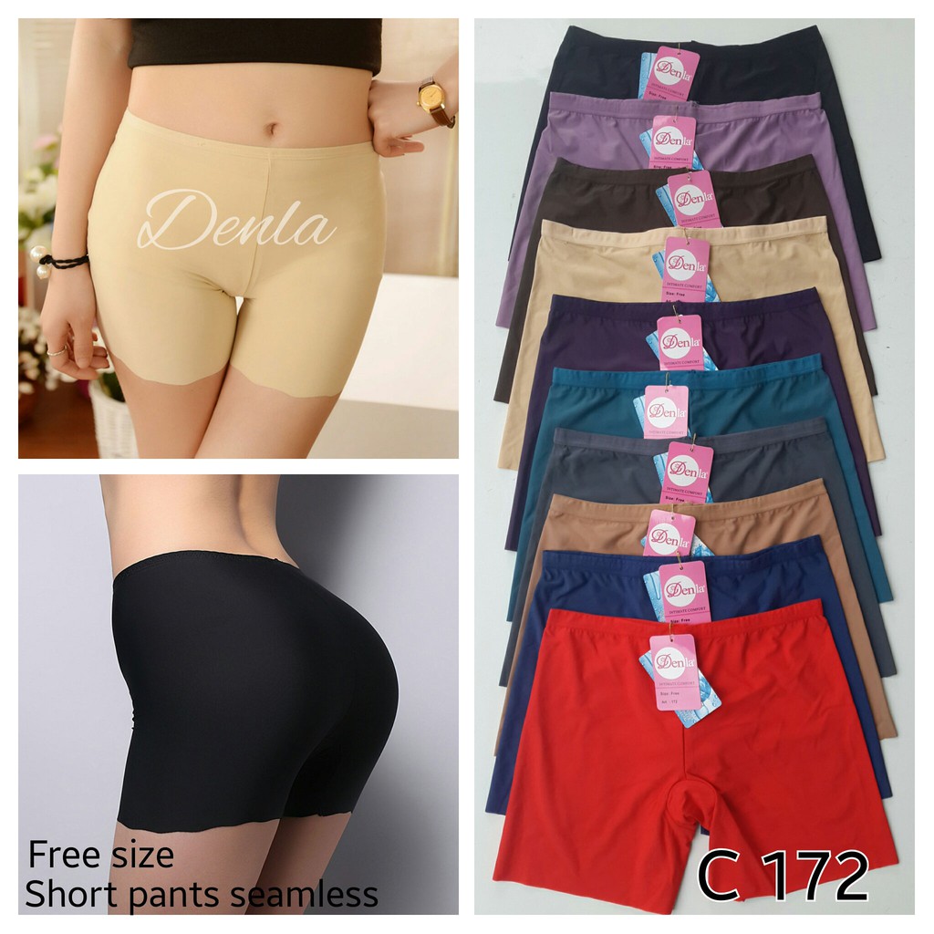 Tally 172 CD Celana Dalam Hot Pants Wanita Seamless Wanita Fit S M