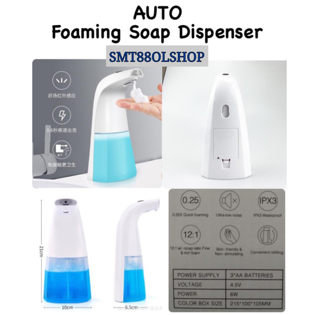 Auto Foaming Soap Dispenser (Dispenser Sabun Sensor Automatis)