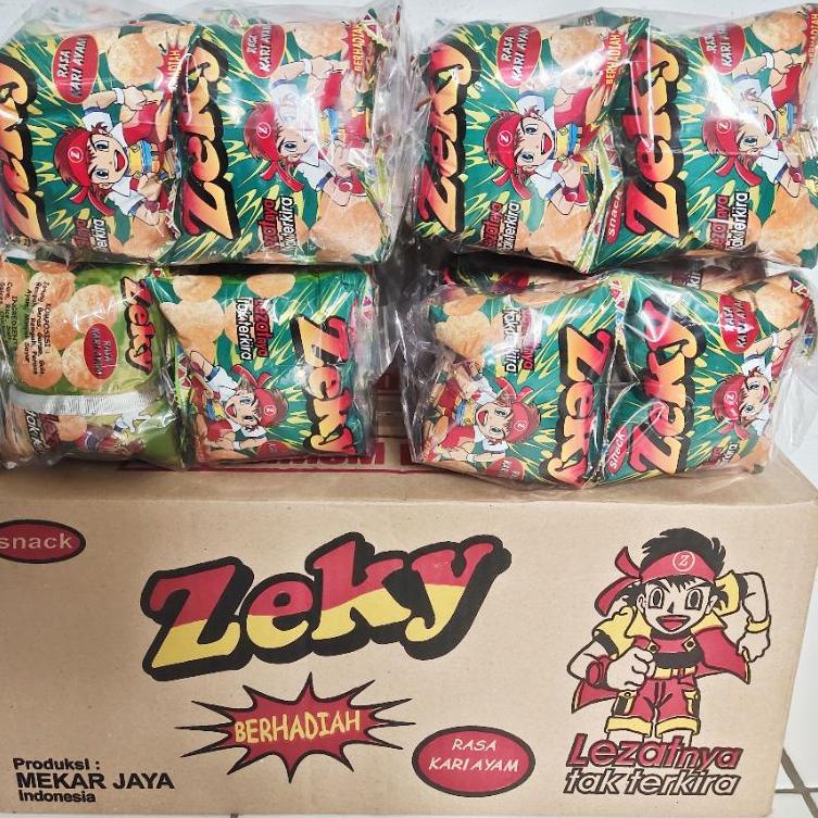 

Diskonnn 15c<> Chiki Zeky 1 Dus/Karton Kari Ayam isi 40 pcs
