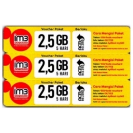 Voucher INDOSAT 2,5 GB HARIz5egclc50_