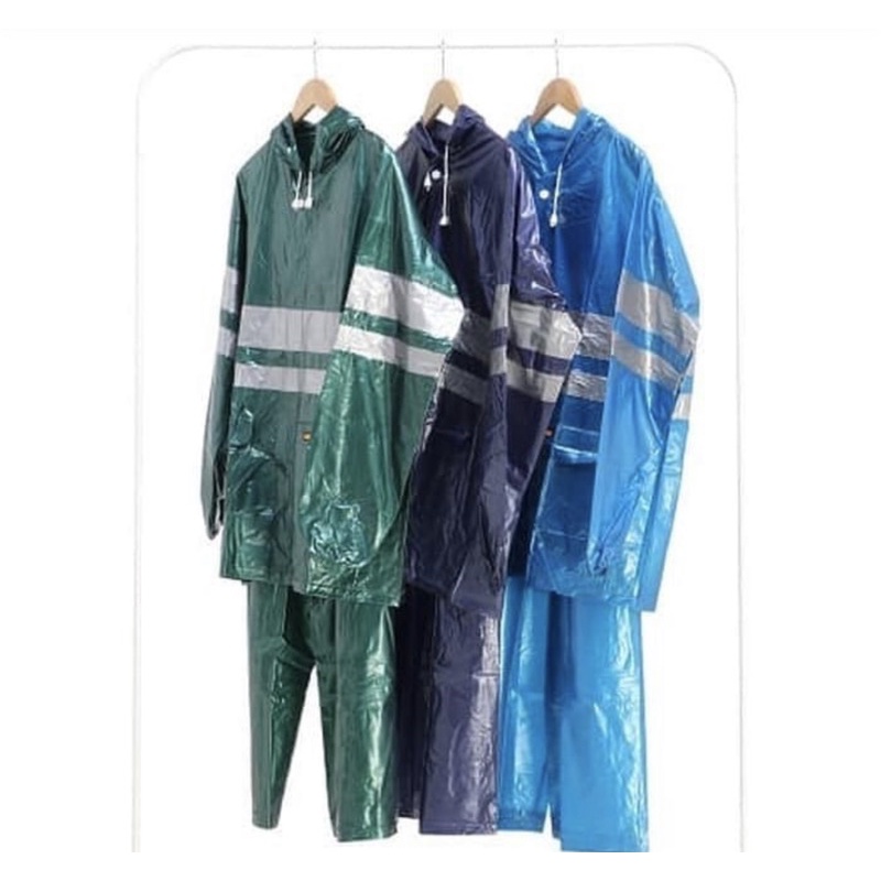 Jas Hujan Dewasa Setelan Baju Celana Elmondo Stardust