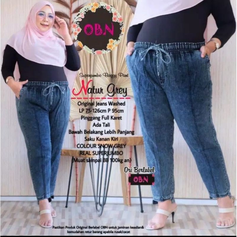 Celana Begi Pants Jeans Ukuran Jumbo /Begy Pant Terbaru Big Size lp 126