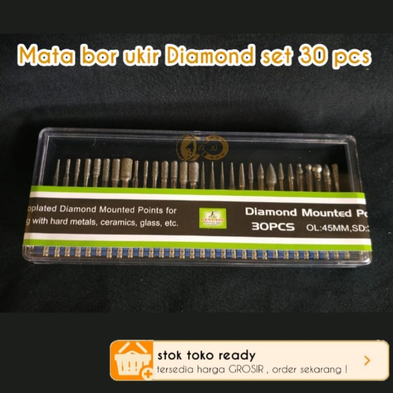 mata bor ukir mini grinder kaca akrilik batu isi 30 kentaro Mata bor ukir kikir mini gerinda