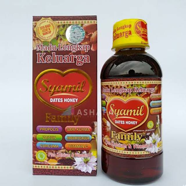 MADU SYAMIL FAMILY DATES HONEY 200ml - Syamil Keluarga