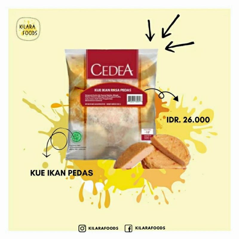 

CEDEA KUE IKAN PEDAS 500GR / CEDEA SPICY FISH CAKE