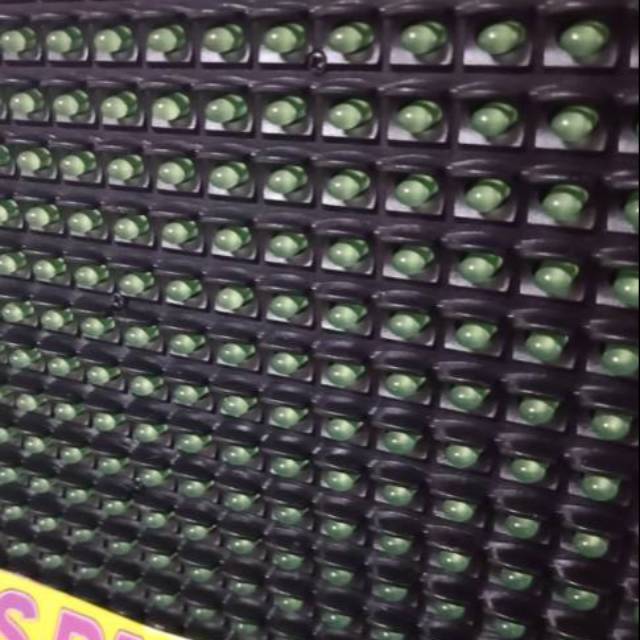 Modul running text P10 green outdoor DIP