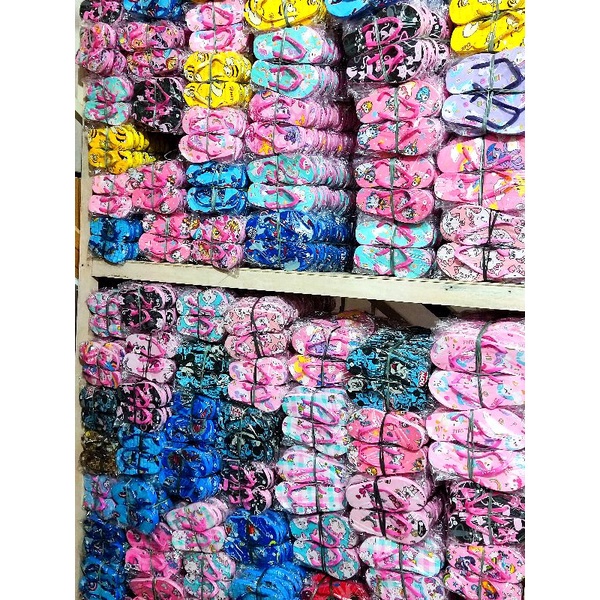 Grosir Sandal Anak perempuan dan laki laki sandal jepit anak kodian 20 pasang