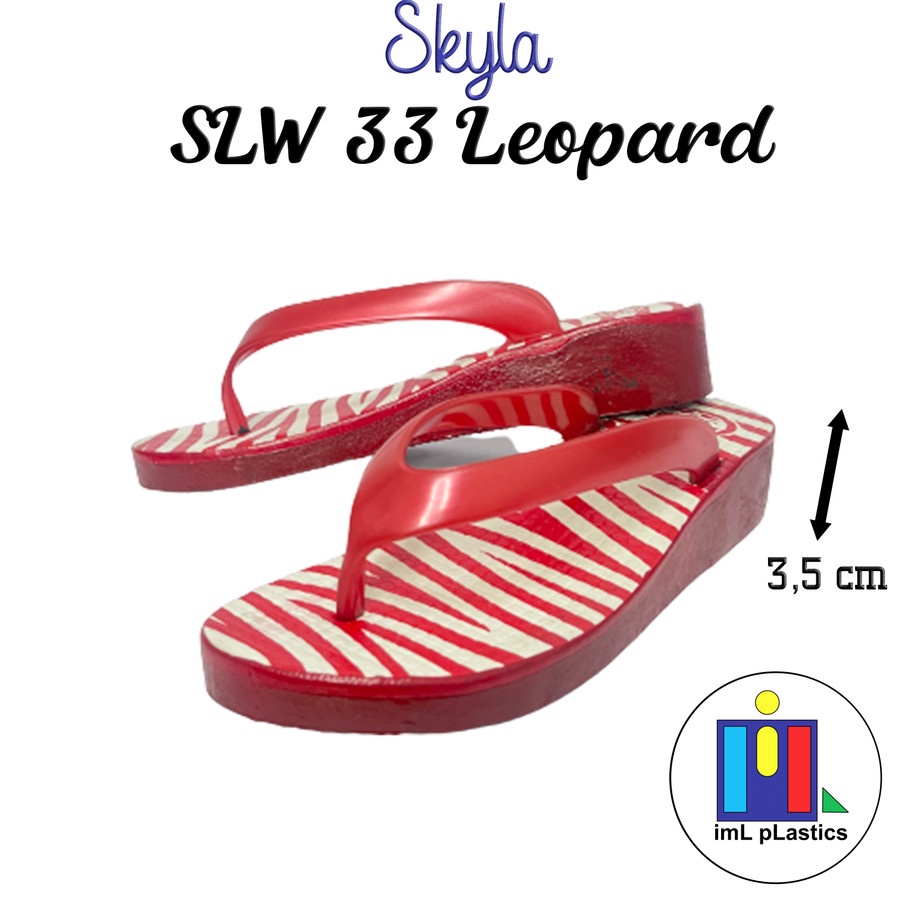 Sandal Japit Skyla Wedges Zebra