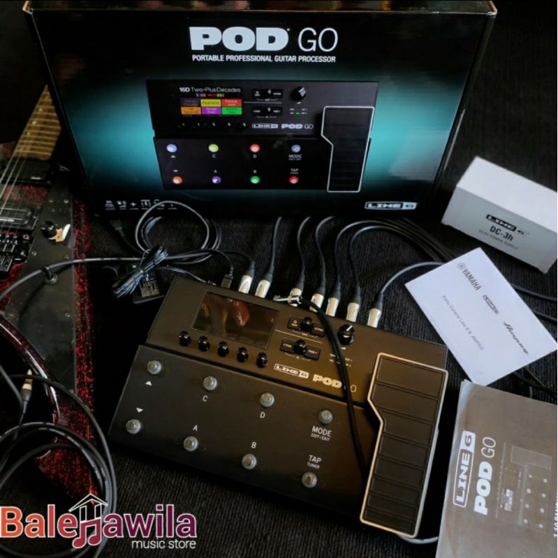 Efek Gitar Multi Efek Processor Line 6 POD Go Original