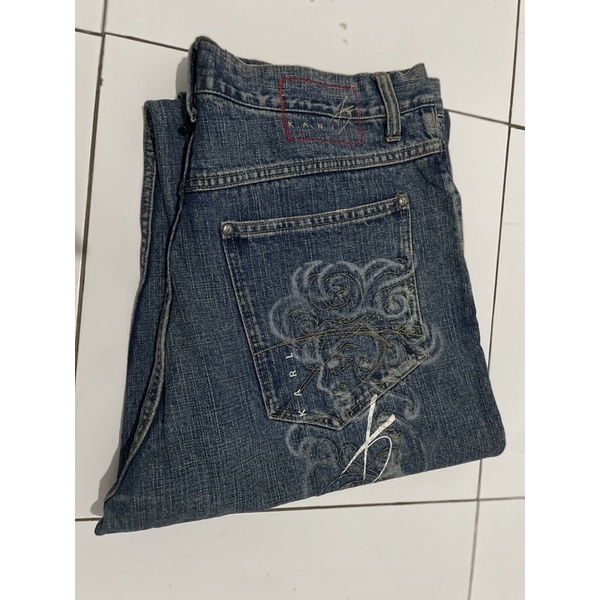 Celana Jeans Denim Second Bekas Branded Pl Karl Kani Size 34