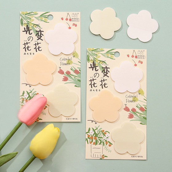 Winzige Transparent Sticky Notes transparan Memo Sticky Note Plastik Stiker Label Anti Air To Do List Untuk Kantor Sekolah-5