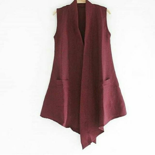 [Handmade] OUTER CARDIGAN TANPA LENGAN