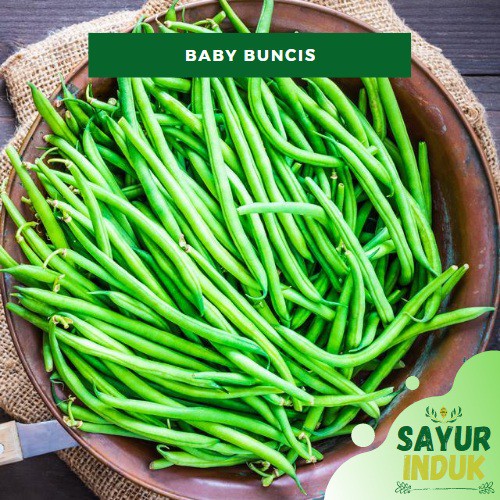 

Sayur Induk - Baby Buncis 250 Gram Per Pack Fresh Grade A Baby Green Beans