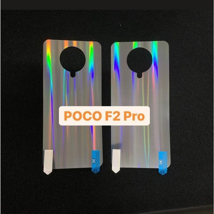 POCO F2 PRO BACK SKIN AURORA ANTI GORES BELAKANG