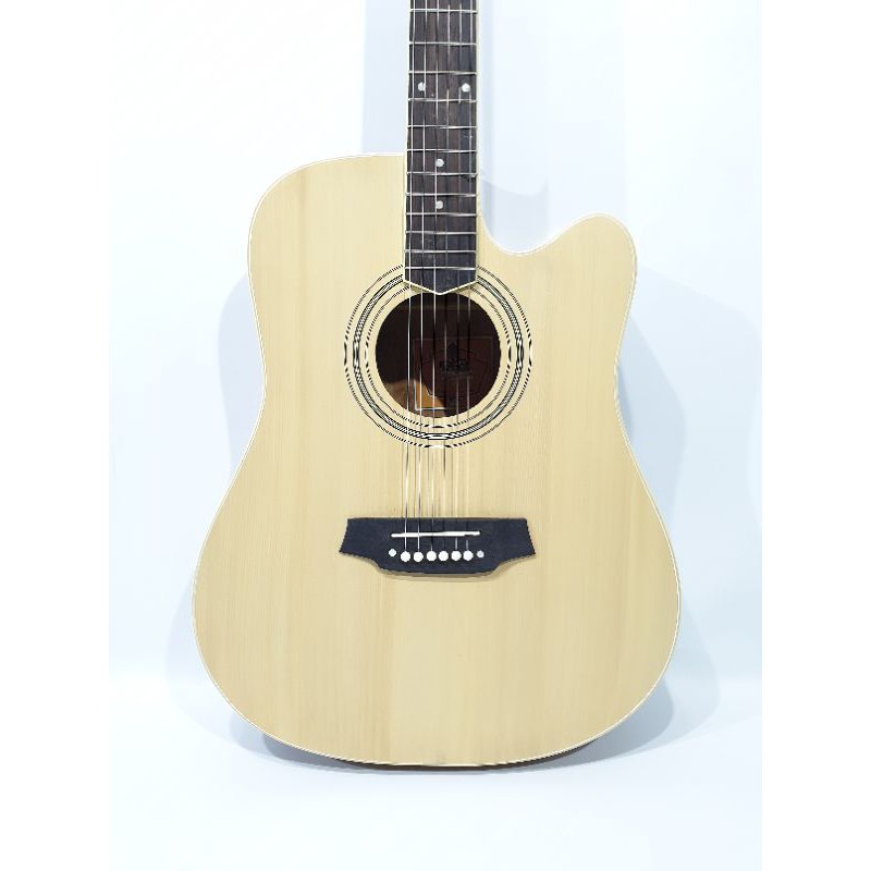 Gitar Akustik Merk Cole Clark Warna Natural Spruce Trusrod Senar String Murah Jakarta