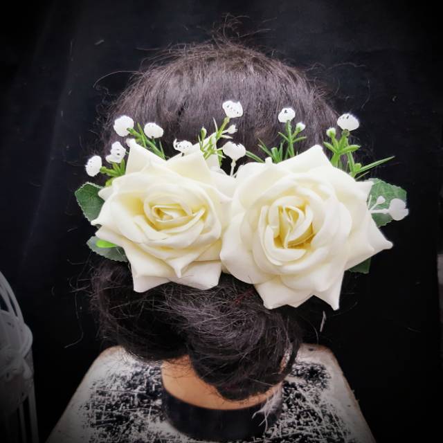 Hairpiece Flower bunga Custom