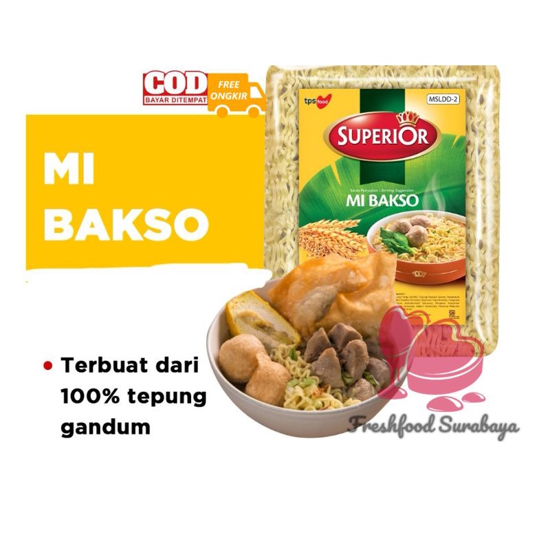 

❤️Freshfood❤️Mie keriting bakso superior 1pak 12keping