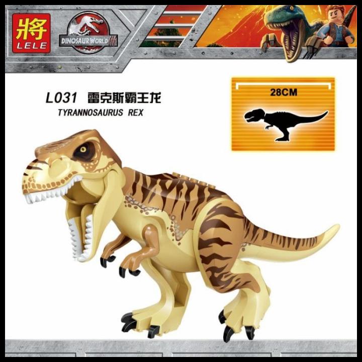 Mainan Lego Dinosaurus Tyrannosaurus Besar L031 Dino Jurassic World