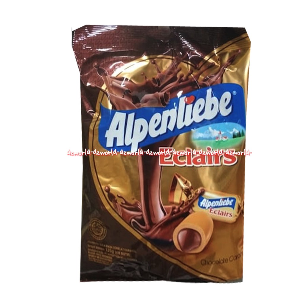 Alpenliebe Eclairs White Candy 144gr Permen Dengan Isi Cokelat Putih Alpenlibel Alpen liebe