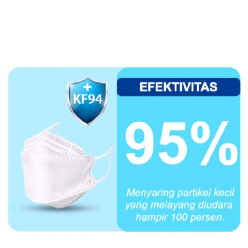 Masker KF94 Merah Putih per 2 pcs - Masker Merah putih -masker KF94 10 Pcs murah- Masker KF95