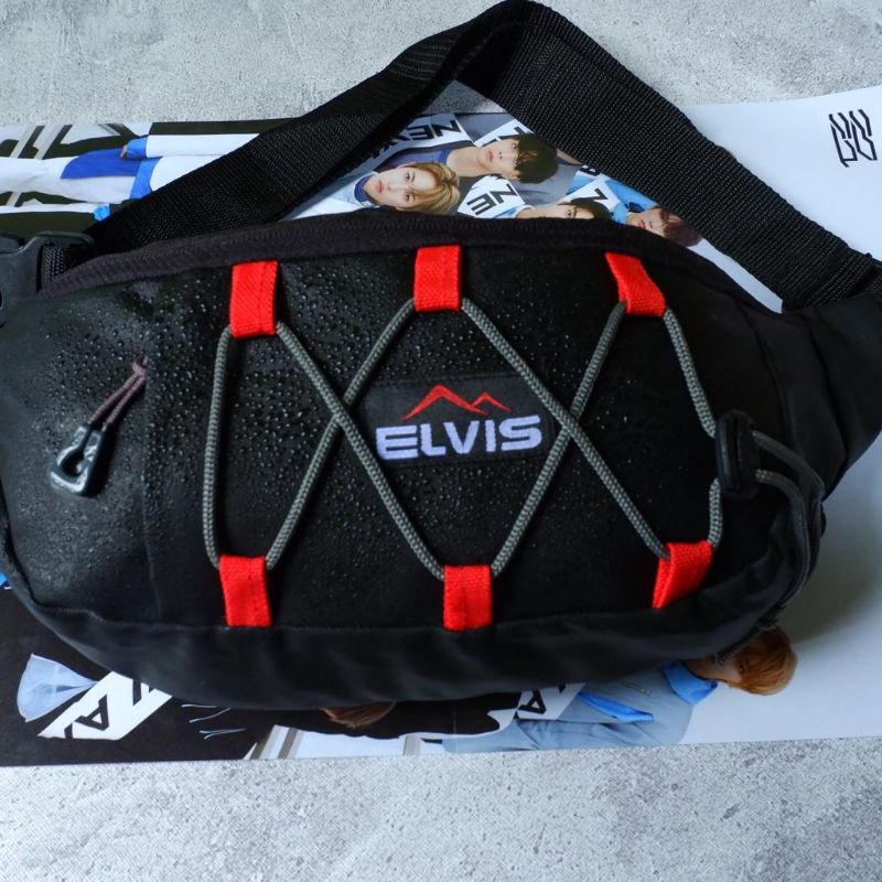 tas waistbag waterproof elvis premium tas selempang anti air pria original elvis -  basyar