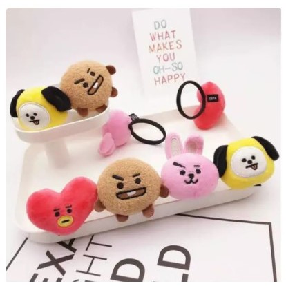 Kunciran Rambut - Ikat Rambut BT21 Lucu - BTS KPOP BT21