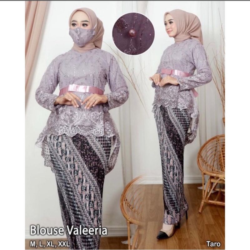 TUNIK AURORA TULLE PITA // BAHAN TILLE BORDIR MUTIARA // BAJU PESTA // BAJU WISUDA // KEBAYA MODERN // By Kemoda