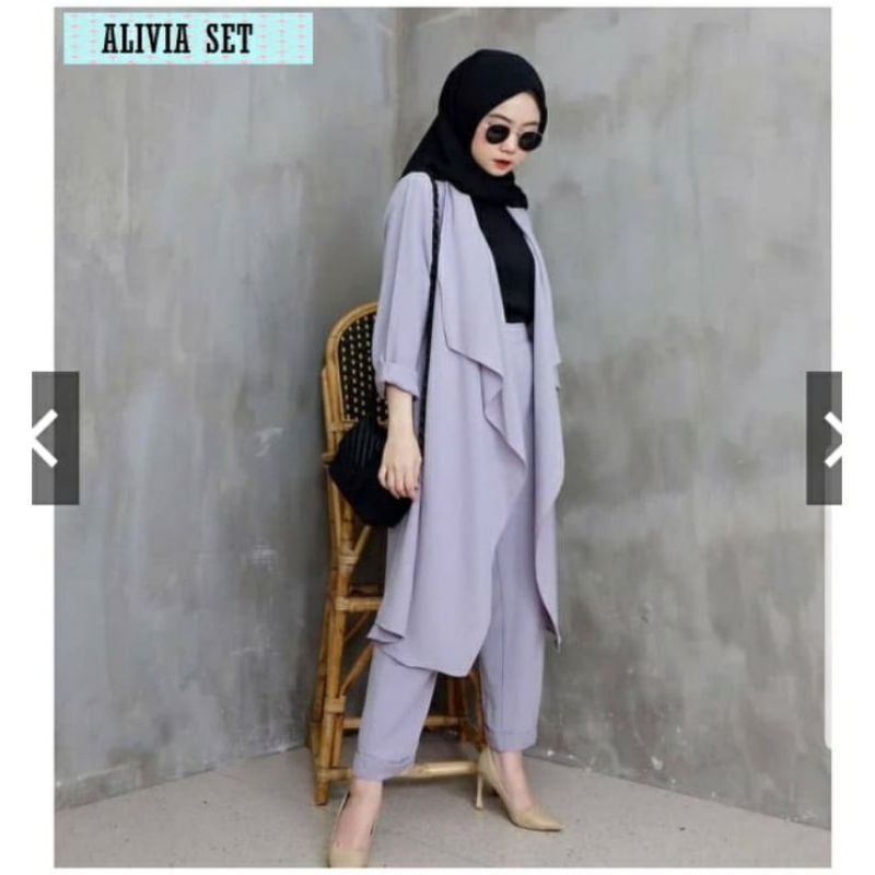 ALIVIAa SET LONG TRANDFASHION