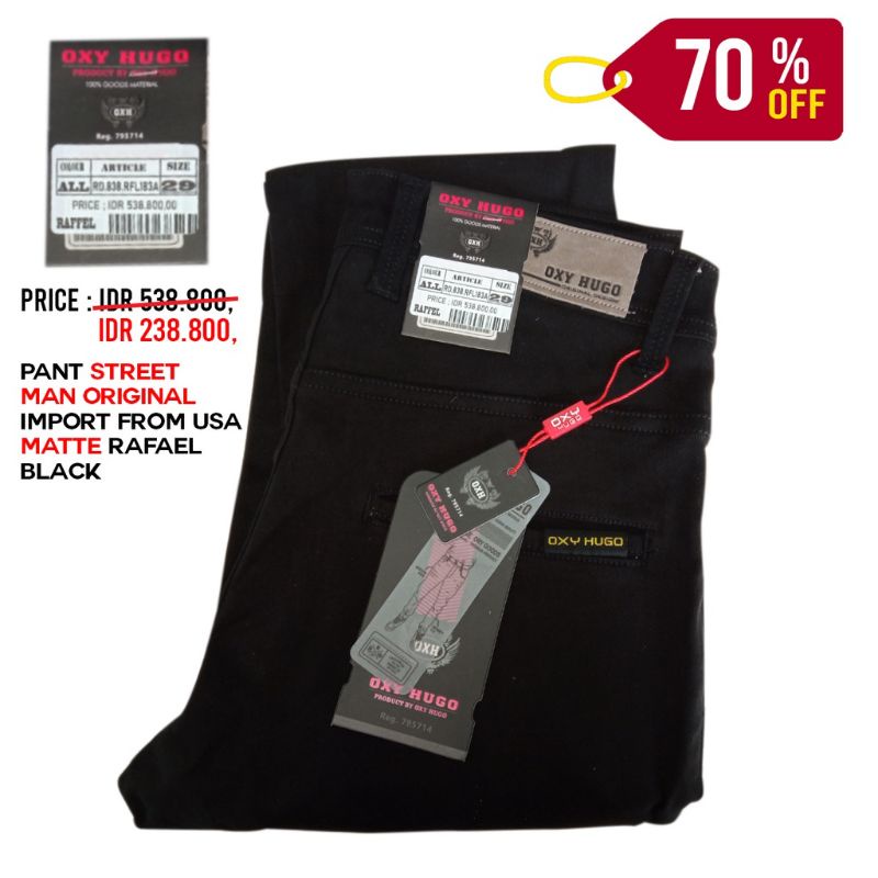 CELANA PREMIUM OXY HUGO ORIGINAL/CELANA PANJANG PRIA