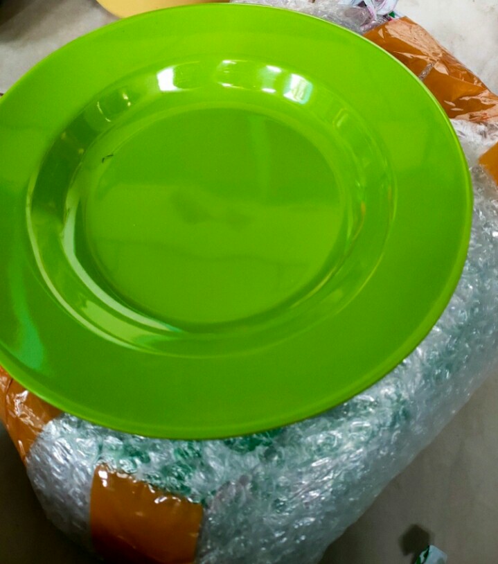 Piring Makan Melamin (6pcs) L Piring Cantik Murah
