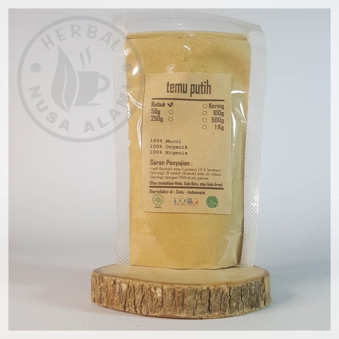 

TEMU PUTIH BUBUK | KUALITAS PREMIUM | Curcuma Zedoaria 100g