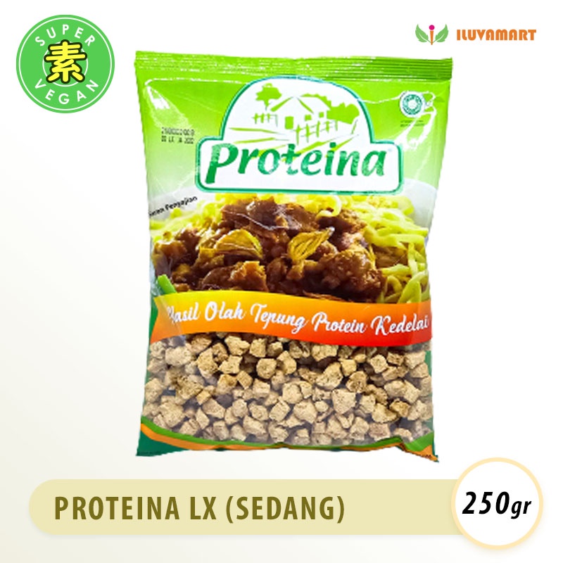 

Proteina Sedang LX / Daging Nabati Irisan 250 gr