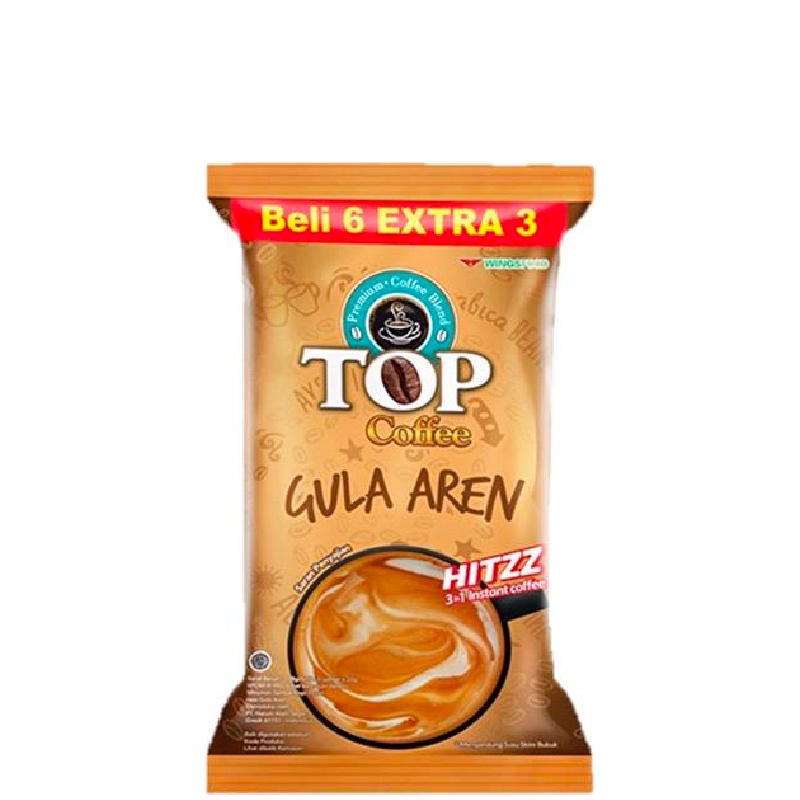 

Top Coffee Kopi Instan Gula Aren Pouch 9 x 22 gr