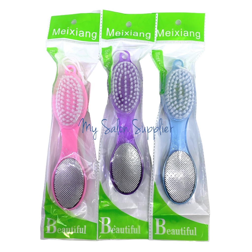 Pedicure 4 in 1 Fungsi Batu Apung + Sikat + Amplas + Parutan Kaki KEMASAN PLASTIK