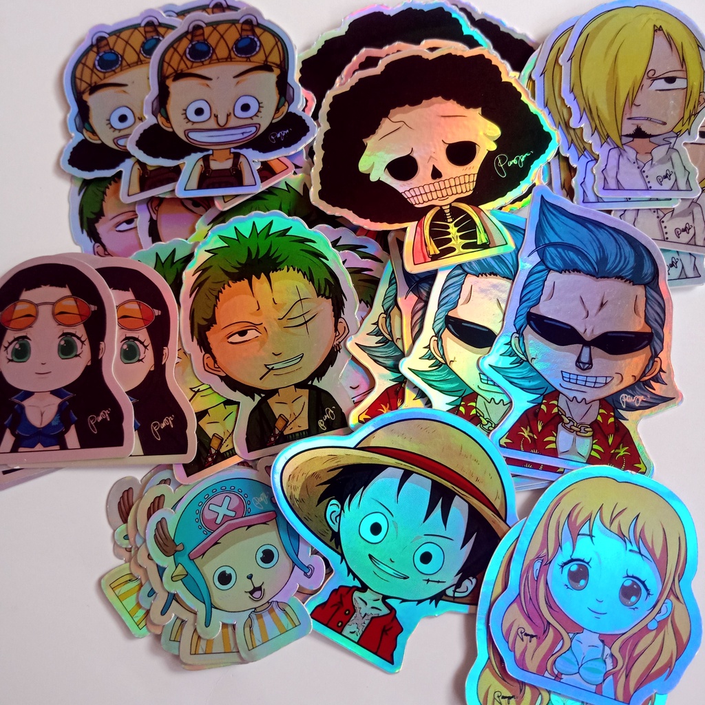 

Stiker Anime & Game HOLOGRAM ONE PIECE