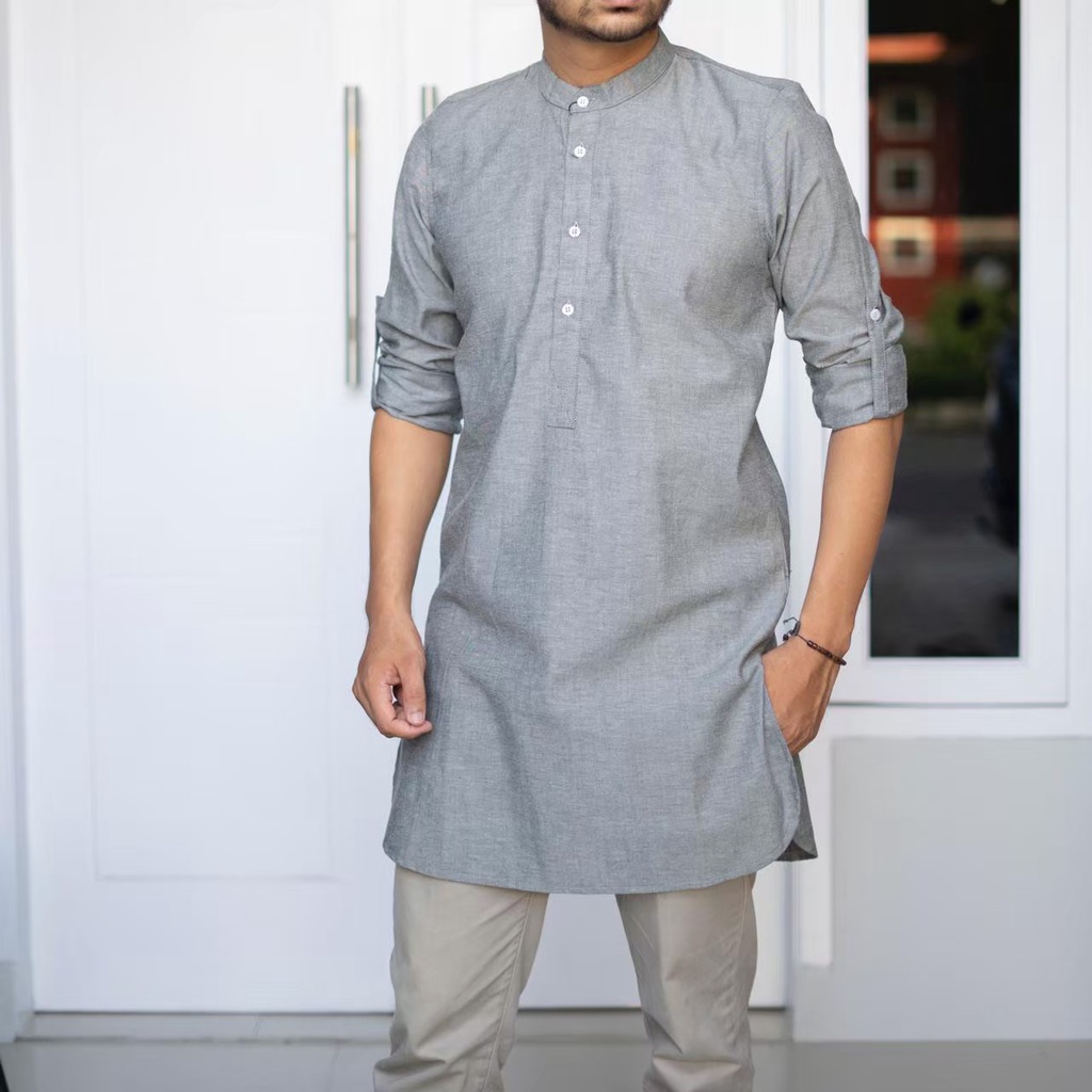 AL HABSYI Kurta Pakistan l Baju Koko kurta Pakistan l Kurta Pakistan lengan Panjang l Koko Qurta l Qurta Pria l Qurta lengan Panjang l KURTA pria lengan panjang polos warna Coksu seri KPTP 001 l BAJU MUSLIM TERBARU 2022