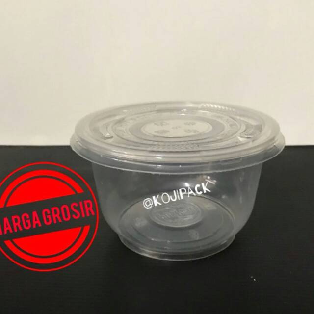 Plastic Bowl Mangkok Plastik Puspan 450ml Thinwall bisa microwave hot cold