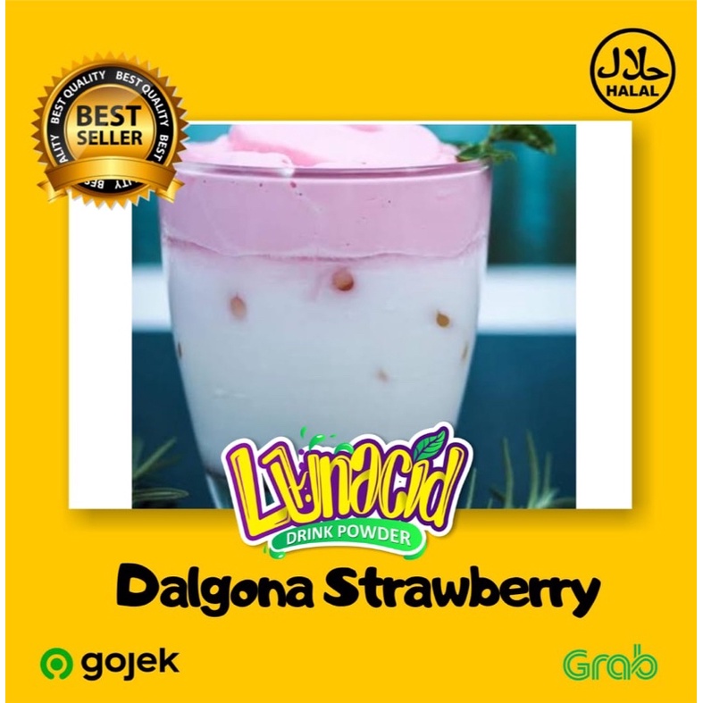 

Bubuk Minuman Rasa Dalgona Strawberry 1 Kg / Dalgona Strawberry Powder / Bubuk Dalgona Strawberry / Serbuk Dalgona Strawberry 1 Kg