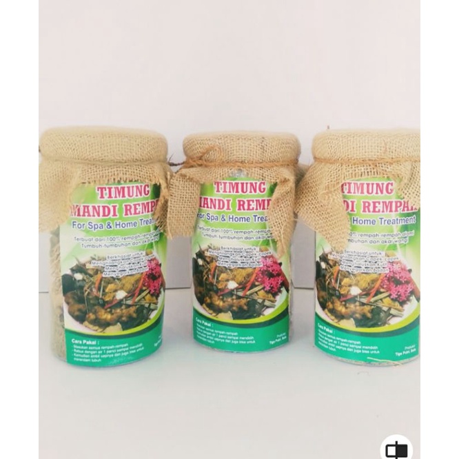 Timungan /mandi rempah