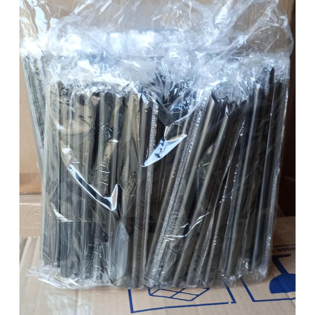 

SEDOTAN BUBBLE HITAM / STRAW BLACK BUBBLE / SEDOTAN PLASTIK STERIL 1 Pack isi 100 pcs