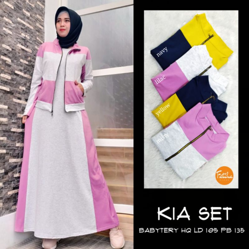 KIA SET DRESS ORI BY FATIHA