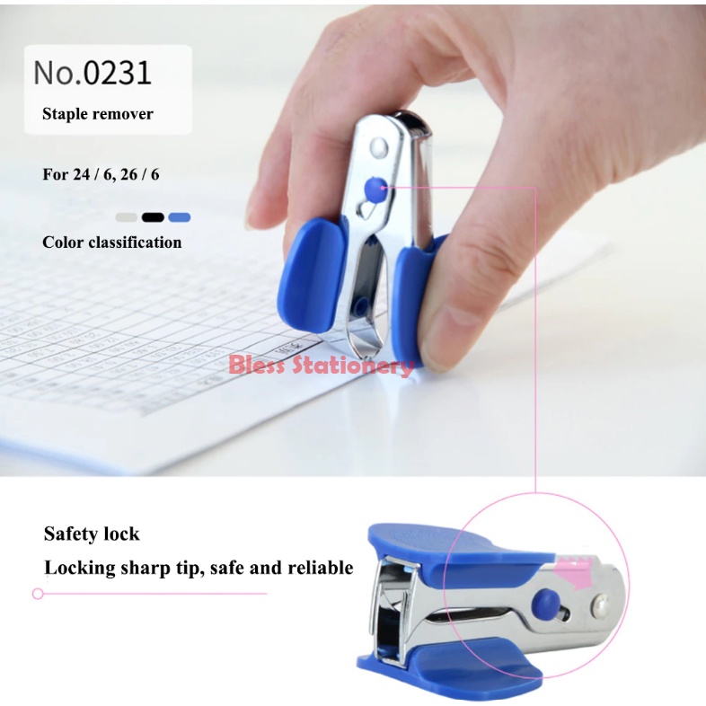 

Deli pencabut staples pembuka stapler staples remover stapler remover - E0231