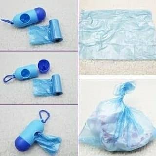 Dispenser Plastic For Baby Diaper Waste Bag / Portable Plastic Dispenser Box / Plastik Sampah Popok Random