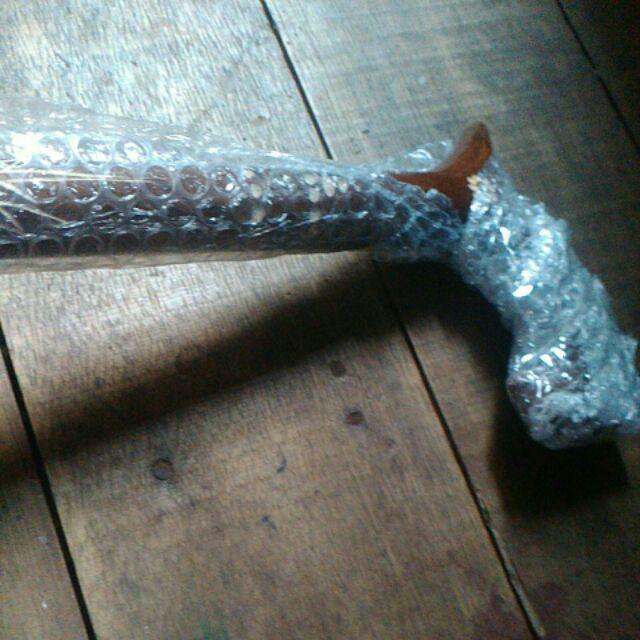 Teken Tongkat Tup40 Orang Tua Alat Bantu Jalan Kayu Jati Ukir Cukit