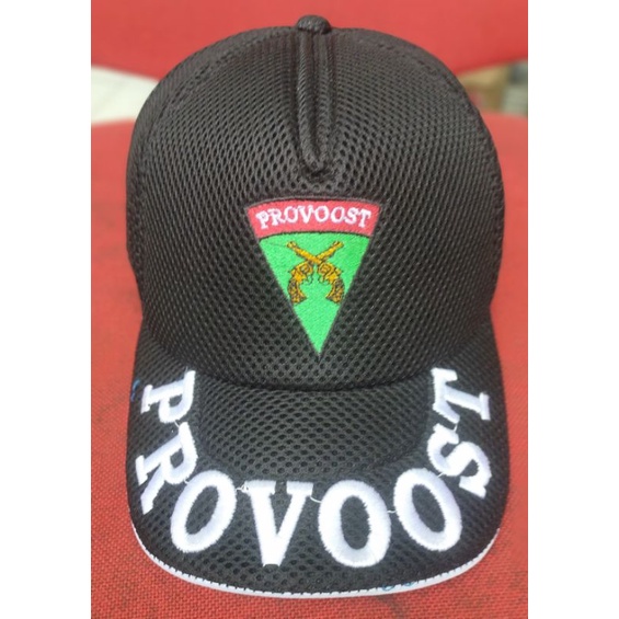 TOPI  PROVOST JALA TIMBUL LOGO PROVOST BIRU KUALITAS TERJAMIN