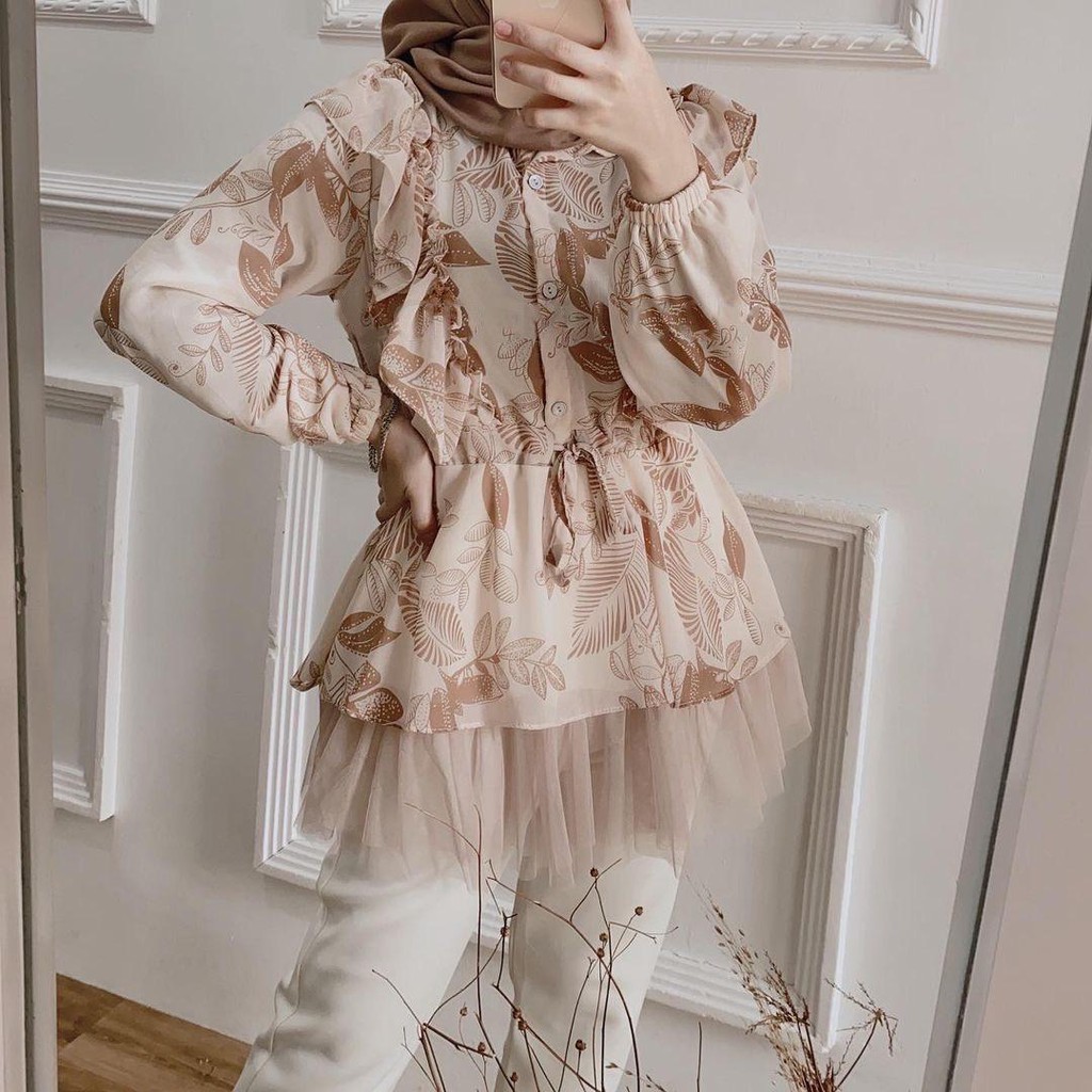 ATASAN  YOKKA BLOUSE KOMBI TILE