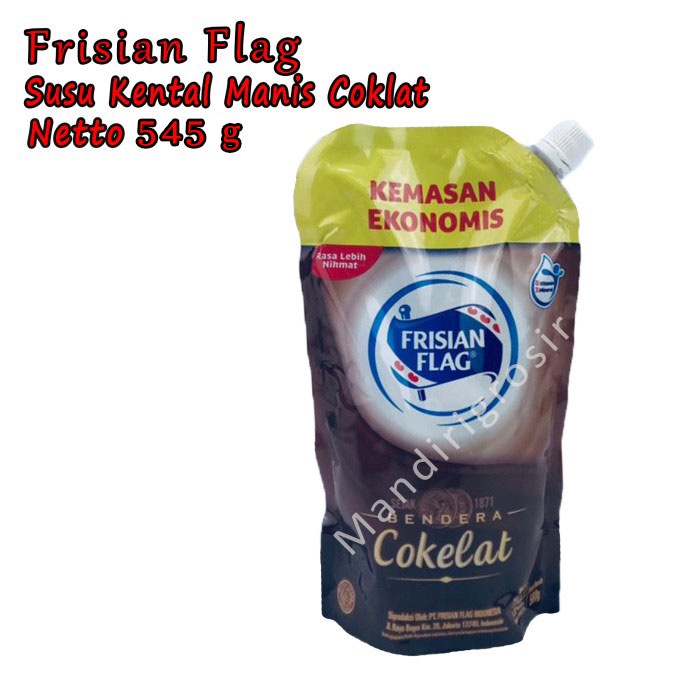 Susu kental manis * Frisian Flag * Rasa Cokelat * 545g