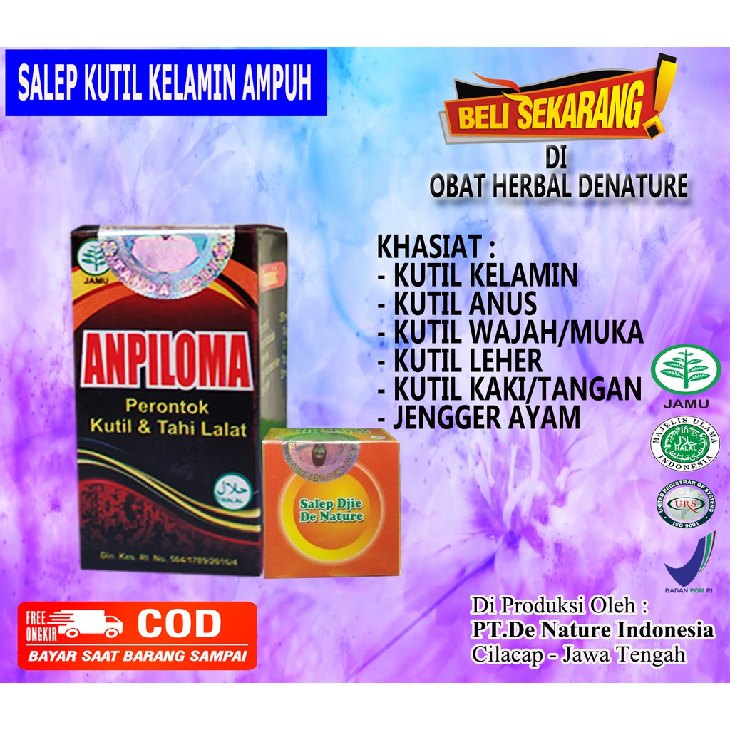 BASMI KUTIL DAN TAHI LALAT SALEP KUTIL AMPUH - KUTIL KELAMIN - SELANGKANGAN - ANUS - LEHER