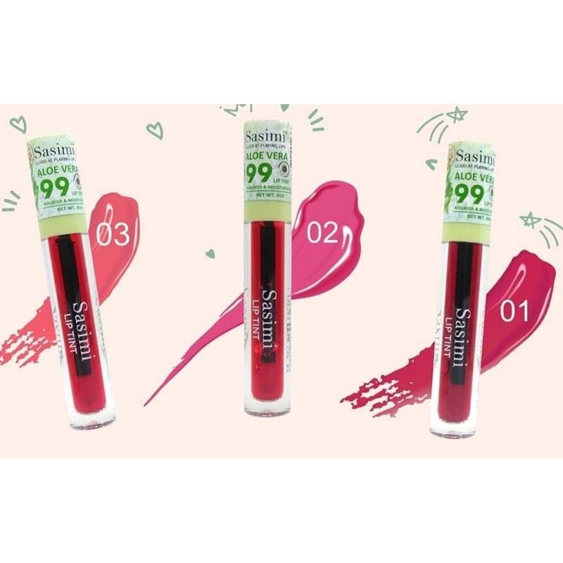 Lip tint Sasimi Aloe Vera/Lip Gloss Aloe Vera