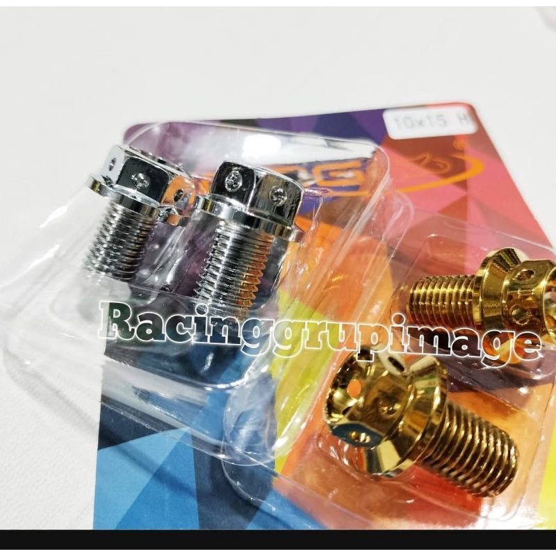 BAUT TUTUP SPION PROBOLT FLOWER HONDA YAMAHA HENG THAILAND TUTUP BAUT SPION MIO BEAT SCOOPY NMAX VARIO XMAX PCX AEROX / TUTUP SPION